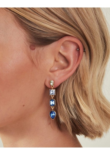 Electic Sallantılı Küpe Mavi modelleri