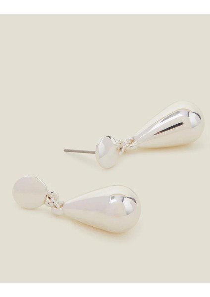 Chunky Damla Küpe Silver