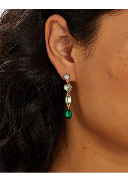 Sallantılı Küpe Yeşil modelleri