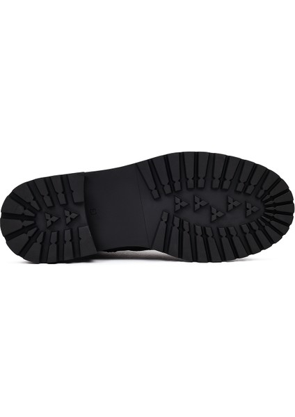 Erkek Siyah Fermuarlı Deri Bot 25WFD7006FT indirimleri