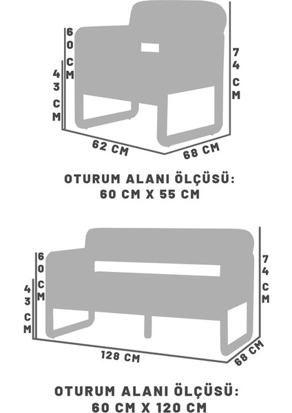 Alaves Hazeran Jüt Çay Seti Ceviz Ahşap,sütlü Kahve (1 Adet Ikili Berjer 2 Adet Tekli Berjer) indirimleri