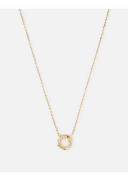 Z Pendant Taşlı Kolye Altın Kaplama