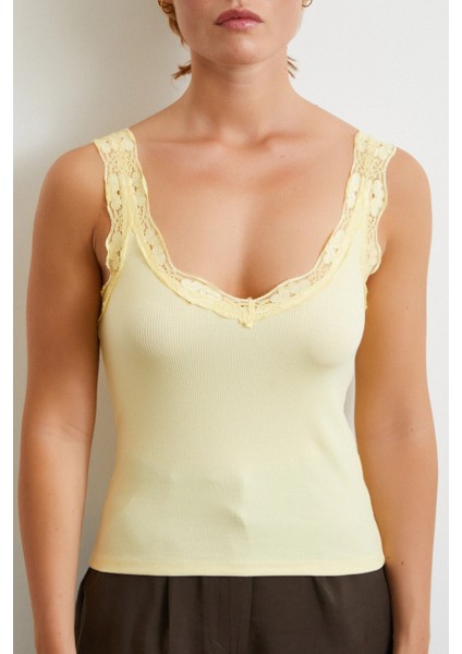 Dantel Askılı Top Sarı fırsatları