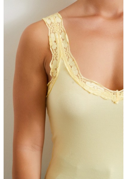 Dantel Askılı Top Sarı indirimleri