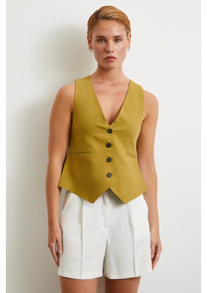 Piliseli Cepli Şort Ekru fırsatları