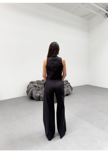 Toskana Keten Kruvaze Yaka Tek Düğmeli̇ Yelek Pantolon Takim fiyatları