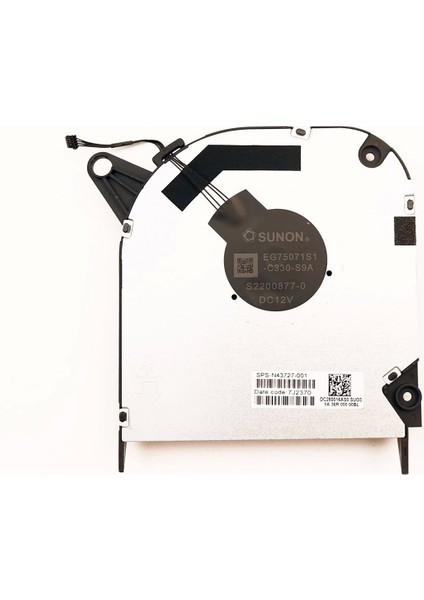 Hp Omen 9 Slim 16-U 16-Wf Notebook Cpu Fan (12V)