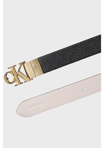 Deri Çift Taraflı Kemer LV04F7044GYIJ Bayan Kemer LV04F7044G Yıj modelleri