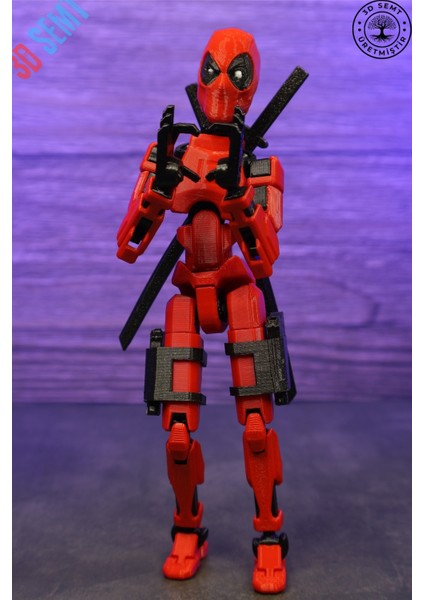 3D Dummy Figür | Hareketli, Pozlanabilir Koleksiyon Modeli | Deadpool Versiyon fiyatları