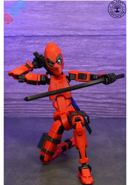 3D Dummy Figür | Hareketli, Pozlanabilir Koleksiyon Modeli | Deadpool Versiyon indirimleri