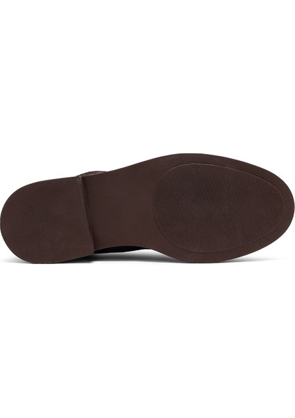 Kadın Kahverengi Süet Deri Chelsea Bot 25WFD202310 indirimleri