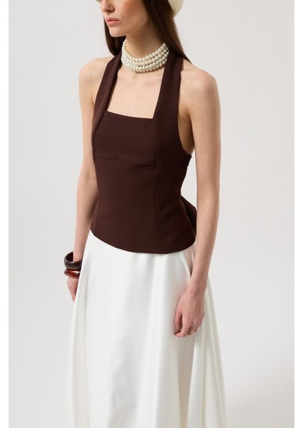 Kalın Askılı Crop Bluz fırsatları