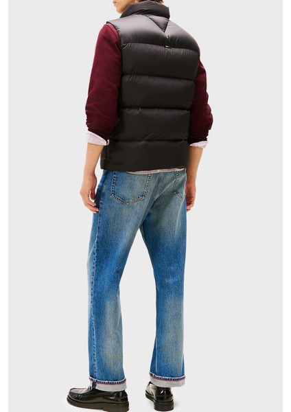 Kapitoneli Su Itici Regular Fit Dik Yaka Şişme Yelek Erkek Yelek MW0MW41360 Bds modelleri