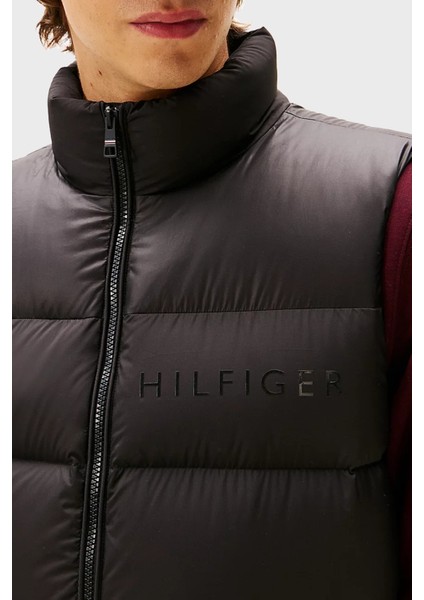 Kapitoneli Su Itici Regular Fit Dik Yaka Şişme Yelek Erkek Yelek MW0MW41360 Bds fırsatları