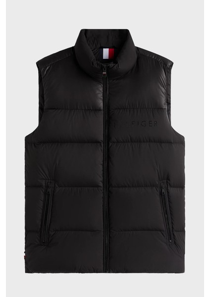 Kapitoneli Su Itici Regular Fit Dik Yaka Şişme Yelek Erkek Yelek MW0MW41360 Bds indirimleri