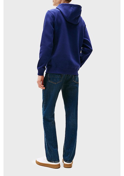 Logolu Streç Pamuklu Regular Fit Kapüşonlu Sweat Erkek Sweat MW0MW39371 C7G modelleri