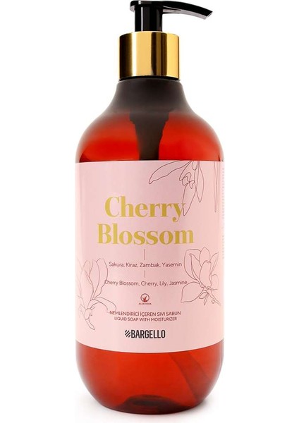 Cherry Blossom Sıvı Sabun Kiraz Çiçeği Aromasıyla 550 ml Hassas Ciltler İçin