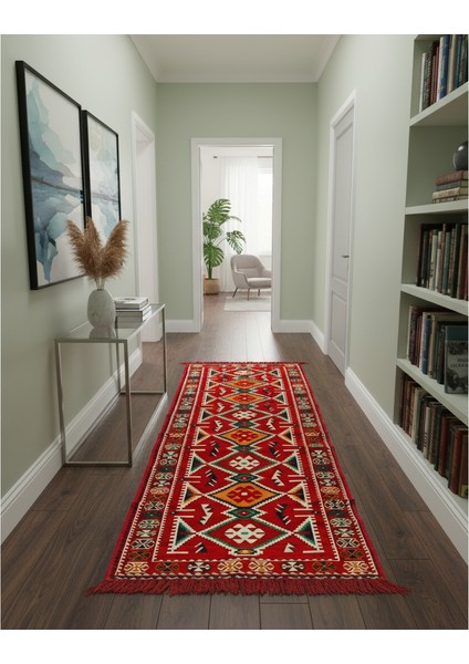 Etnik Motifli Otantik Dekoratif Kilim Desenli Halı M4 fiyatları