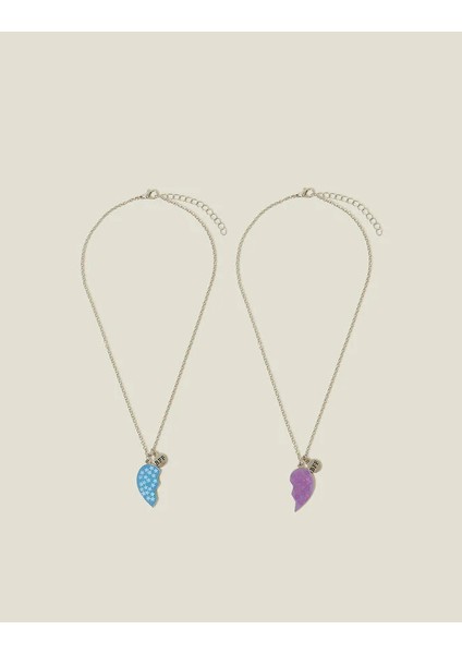 Best Friend Kolye Kalp Kız Çocuk