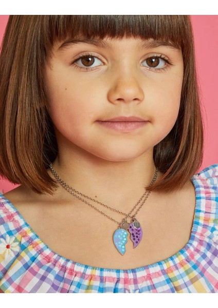 Best Friend Kolye Kalp Kız Çocuk modelleri