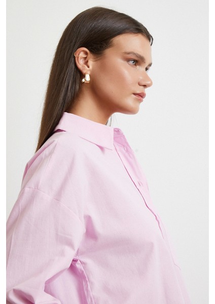 Must Have Poplin Gömlek Pembe modelleri