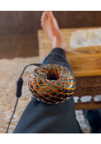 Akuamarine Z-Torus-10 10 cm Z-Torus Enerji Bobini Pemf Teknolojisi.yüksek Kaliteli Epoksi Reçinesine Sarılmış Kristallerden Üretilmiştir. fırsatları