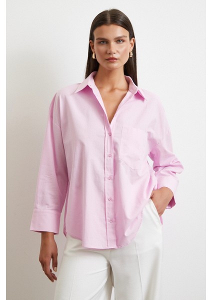 Must Have Poplin Gömlek Pembe fırsatları