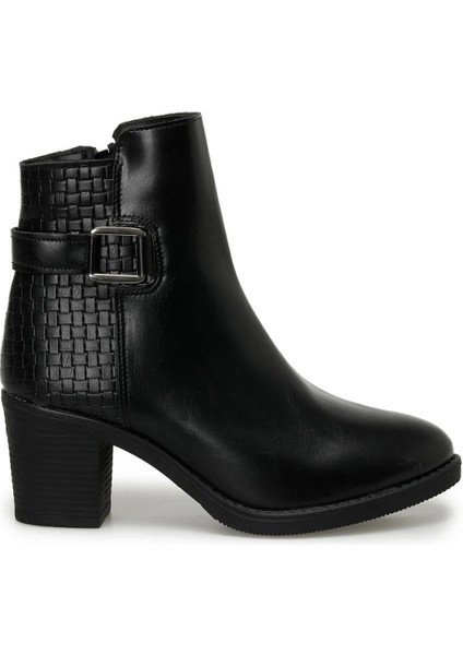 322115 Rahat Taban Topuklu Fermuarlı Kadın Bot