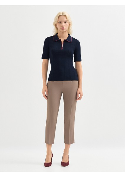 Kadın Triko Kazak-Lacivert