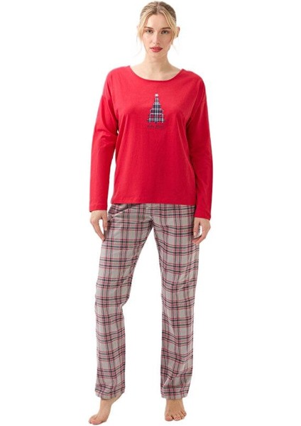 Kadın Kırmızı Pijama Takımı 51967