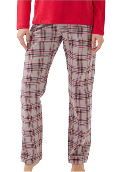 Kadın Kırmızı Pijama Takımı 51967 fırsatları
