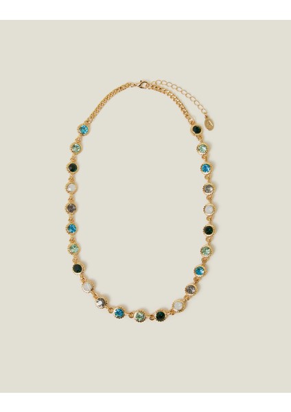 Eclectic Taşlı Kolye Mavi indirimleri