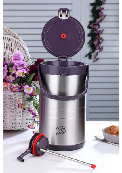 3.5 Litre Çift Kat Paslanmaz Çelik Termos(Ev, Iş Yeri, Restoran, Otel, Piknik ve Organizasyonlar) fiyatları