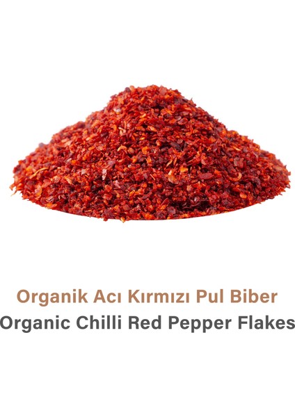 Organik Acı Kırmızı Pul Biber | 85G fiyatları