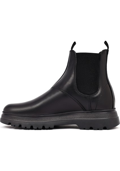 Erkek Siyah Deri Chelsea Bot 25WFD681218 fiyatları