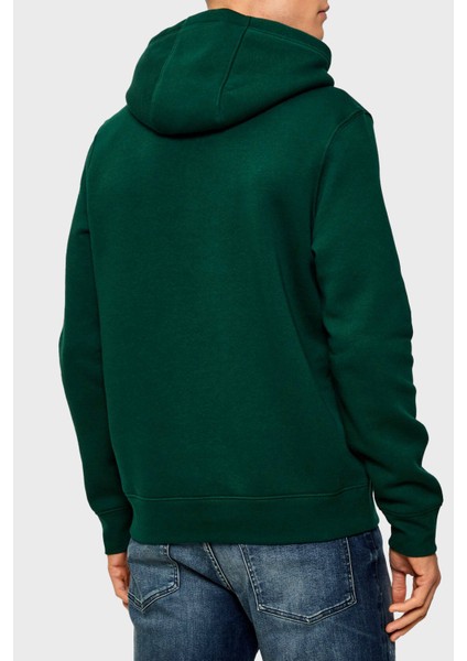 Pamuk Karışımlı Regular Fit Kanguru Cepli Kapüşonlu Sweat Erkek Sweat MW0MW37361 L6K modelleri