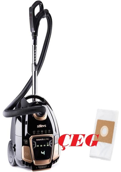 Soundless Sessiz Yatık Süpürge Torbası Çeg