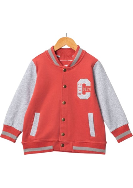 Kız Çocuk C Yazılı Çıtçıt Kapamalı Kolej Hırka