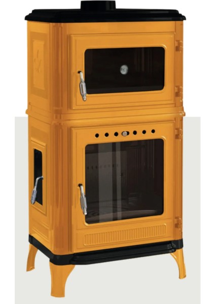 8010CK Sarı Dik Fırınlı Şömine