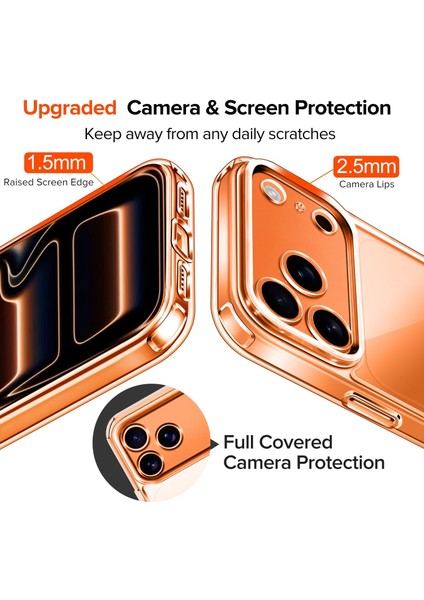 Apple iPhone 17 Pro Max Kılıf Kamera Çıkıntılı Korumalı Yumuşak Şeffaf Silikon Renksiz Kapak modelleri