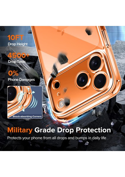 Apple iPhone 17 Pro Max Kılıf Kamera Çıkıntılı Korumalı Yumuşak Şeffaf Silikon Renksiz Kapak fırsatları