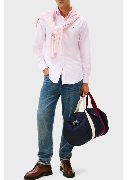 % 100 Pamuk Regular Fit Çizgili Gömlek Erkek Gömlek MW0MW36238 0d2 fiyatları