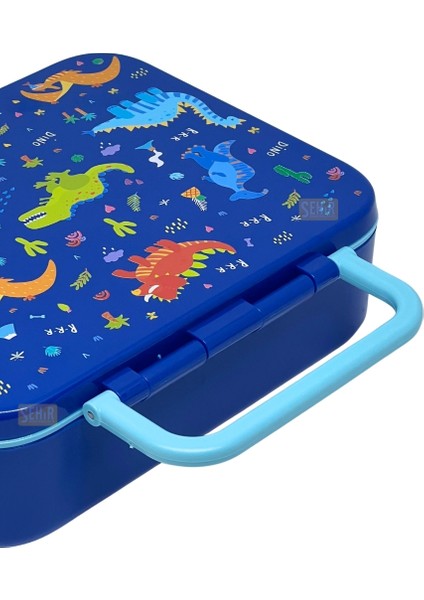 Bento 1000ML Lunchbox Yeni Koleksiyon Tek Katlı 3 Bölmeli Abs Plastik Çocuk Sefer Tası Yemek Kutusu modelleri