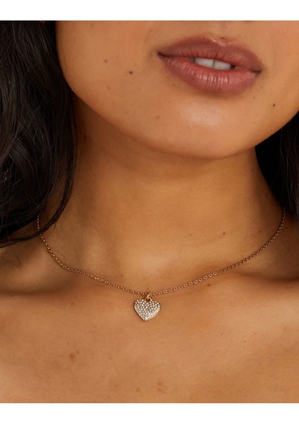 Pave Heart Kolye modelleri