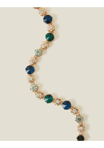 Star Gem Büyük Taşlı Sıralı Kolye fiyatları