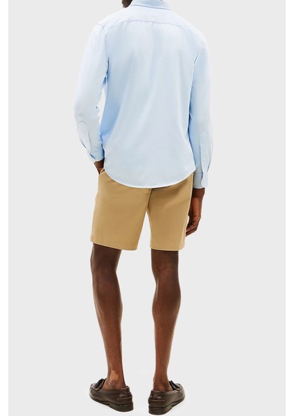 Pamuklu Regular Fit Düğmeli Yaka Uzun Kollu Gömlek Erkek Gömlek MW0MW39418 C1O fiyatları