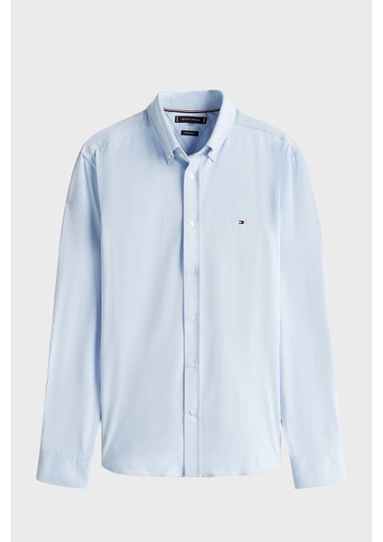 Pamuklu Regular Fit Düğmeli Yaka Uzun Kollu Gömlek Erkek Gömlek MW0MW39418 C1O fırsatları