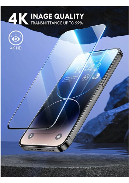 iPhone 17 Pro Max Uyumlu Antistatic Tam Kapatan Tamperli Cam Ekran Koruyucu Kırılmaz Cam fırsatları