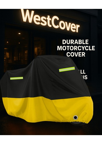 Ktm 790 Duke Uyumlu(Sarı-Siyah) Reflektörlü Motosiklet Brandası Motor Örtüsü fiyatları