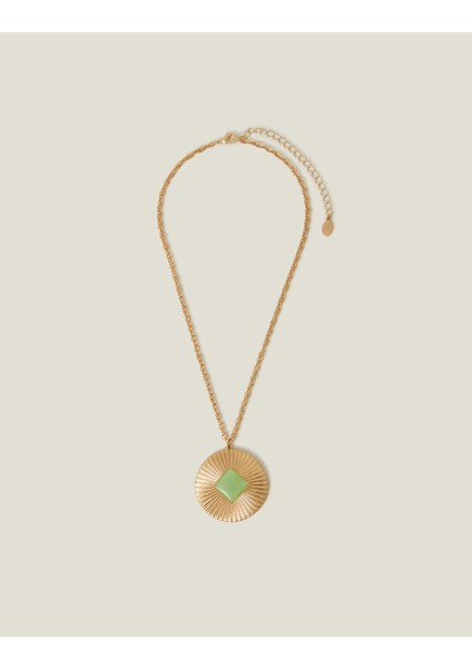 Gem Stone Madalyon Kolye fiyatları